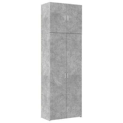 Skříň Highboard Betonově Šedá 80X42,5X249 Cm Kompozitní Dřevo