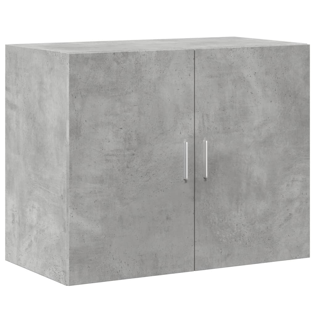 Skříň Highboard Betonově Šedá 80X42,5X249 Cm Kompozitní Dřevo