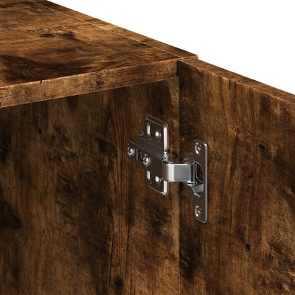 Skříň Highboard 80 X 42,5 X 249 Cm Kompozitní Dřevo