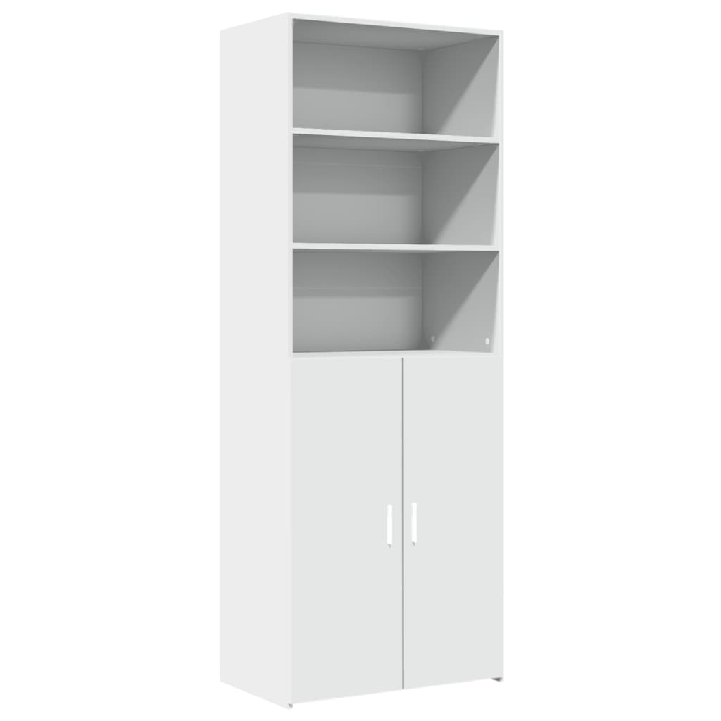 Skříň Highboard 70 X 42,5 X 185 Cm Kompozitní Dřevo