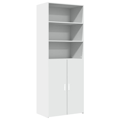 Skříň Highboard 70 X 42,5 X 185 Cm Kompozitní Dřevo