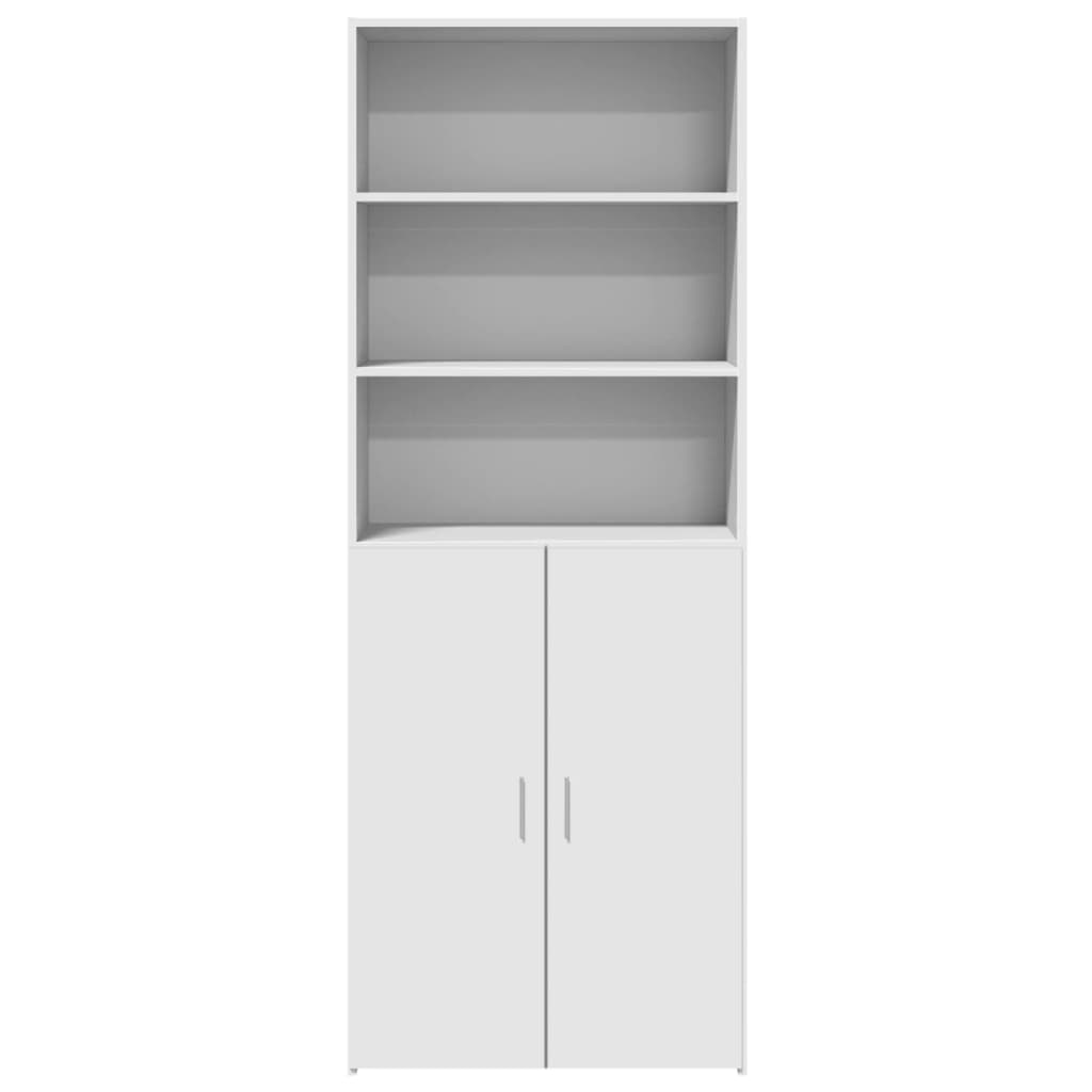 Skříň Highboard 70 X 42,5 X 185 Cm Kompozitní Dřevo