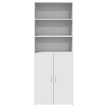 Skříň Highboard 70 X 42,5 X 185 Cm Kompozitní Dřevo