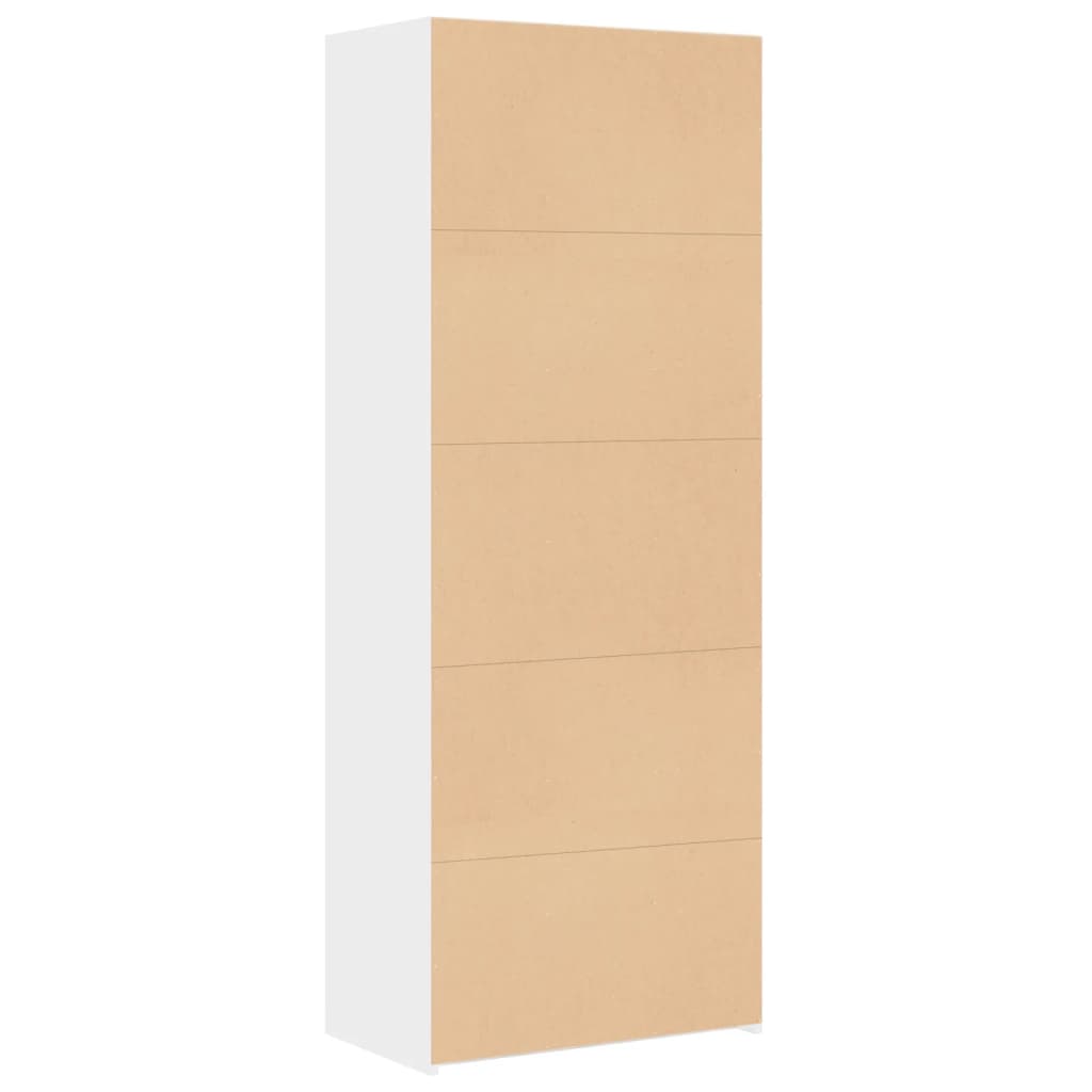 Skříň Highboard 70 X 42,5 X 185 Cm Kompozitní Dřevo
