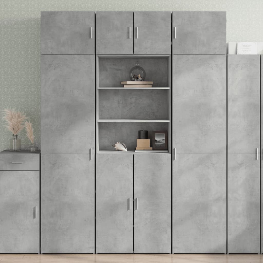 Skříň Highboard 70 X 42,5 X 185 Cm Kompozitní Dřevo