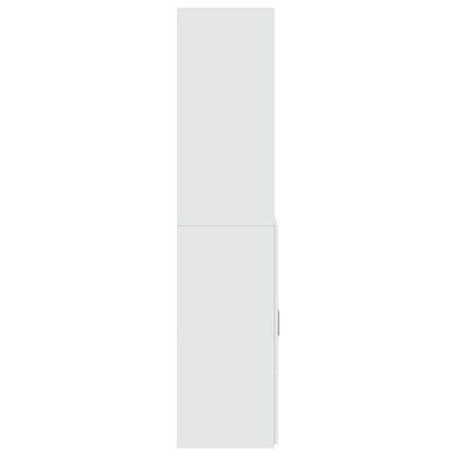 Skříň Highboard 80 X 42,5 X 185 Cm Kompozitní Dřevo