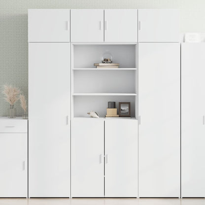 Skříň Highboard 80 X 42,5 X 185 Cm Kompozitní Dřevo