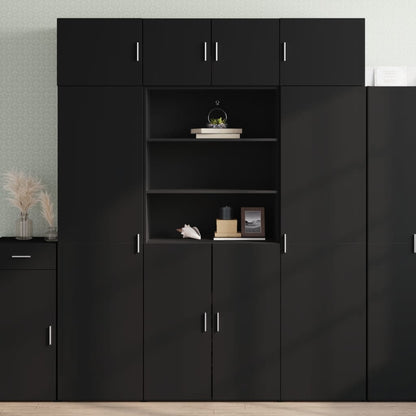 Skříň Highboard 80 X 42,5 X 185 Cm Kompozitní Dřevo