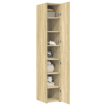 Skříň Highboard 30 X 42,5 X 185 Cm Kompozitní Dřevo