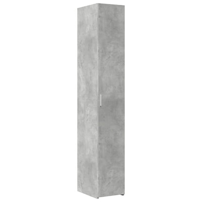 Skříň Highboard Betonově Šedá 30X42,5X185 Cm Kompozitní Dřevo