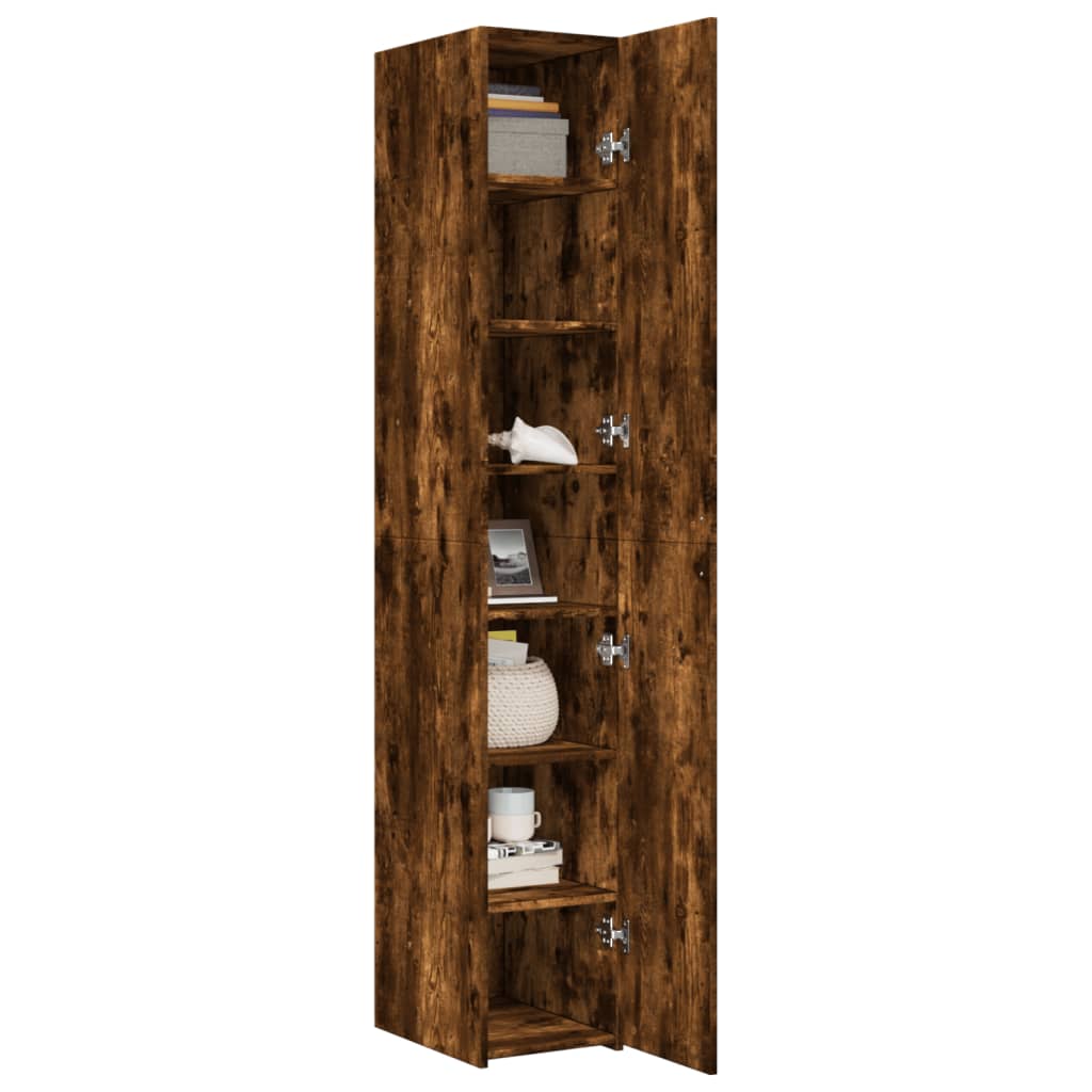 Skříň Highboard 30 X 42,5 X 185 Cm Kompozitní Dřevo