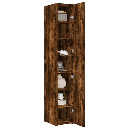 Skříň Highboard 30 X 42,5 X 185 Cm Kompozitní Dřevo