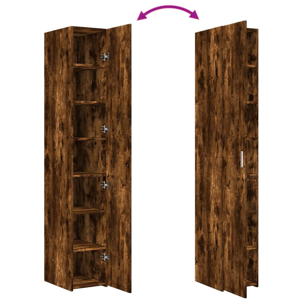 Skříň Highboard 30 X 42,5 X 185 Cm Kompozitní Dřevo