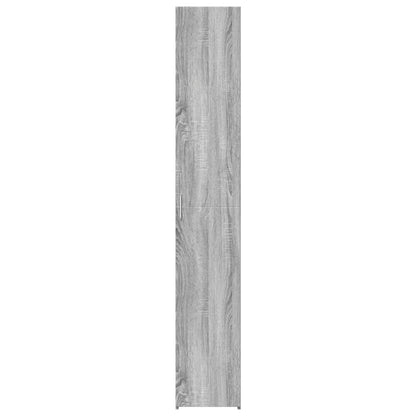 Skříň Highboard Šedá Sonoma 30 X 42,5 X 185 Cm Kompozitní Dřevo