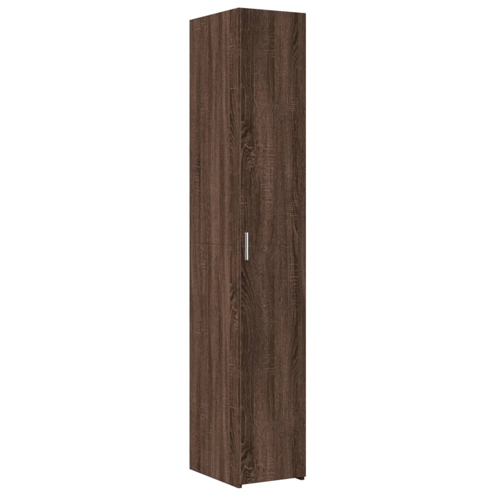 Skříň Highboard 30 X 42,5 X 185 Cm Kompozitní Dřevo
