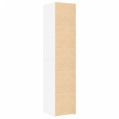 Skříň Highboard 40 X 42,5 X 185 Cm Kompozitní Dřevo