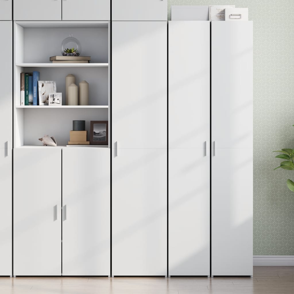 Skříň Highboard 40 X 42,5 X 185 Cm Kompozitní Dřevo