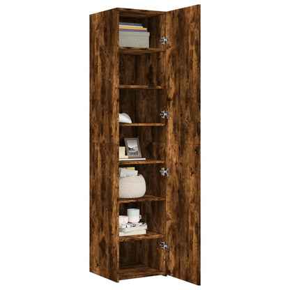 Skříň Highboard 40 X 42,5 X 185 Cm Kompozitní Dřevo