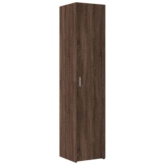Skříň Highboard 40 X 42,5 X 185 Cm Kompozitní Dřevo