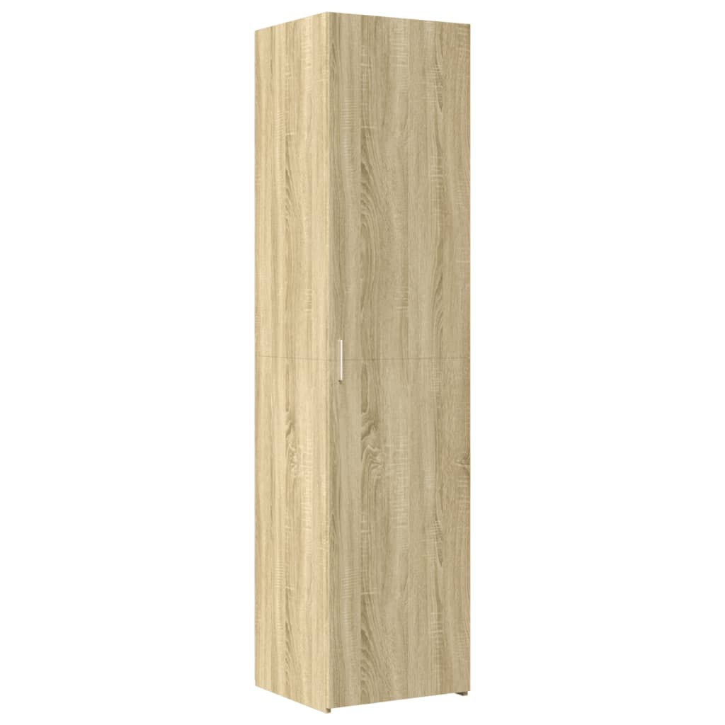 Skříň Highboard Dub Sonoma 45 X 42,5 X 185 Cm Kompozitní Dřevo