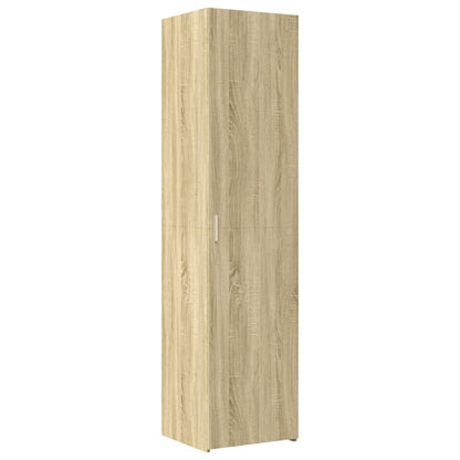 Skříň Highboard Dub Sonoma 45 X 42,5 X 185 Cm Kompozitní Dřevo