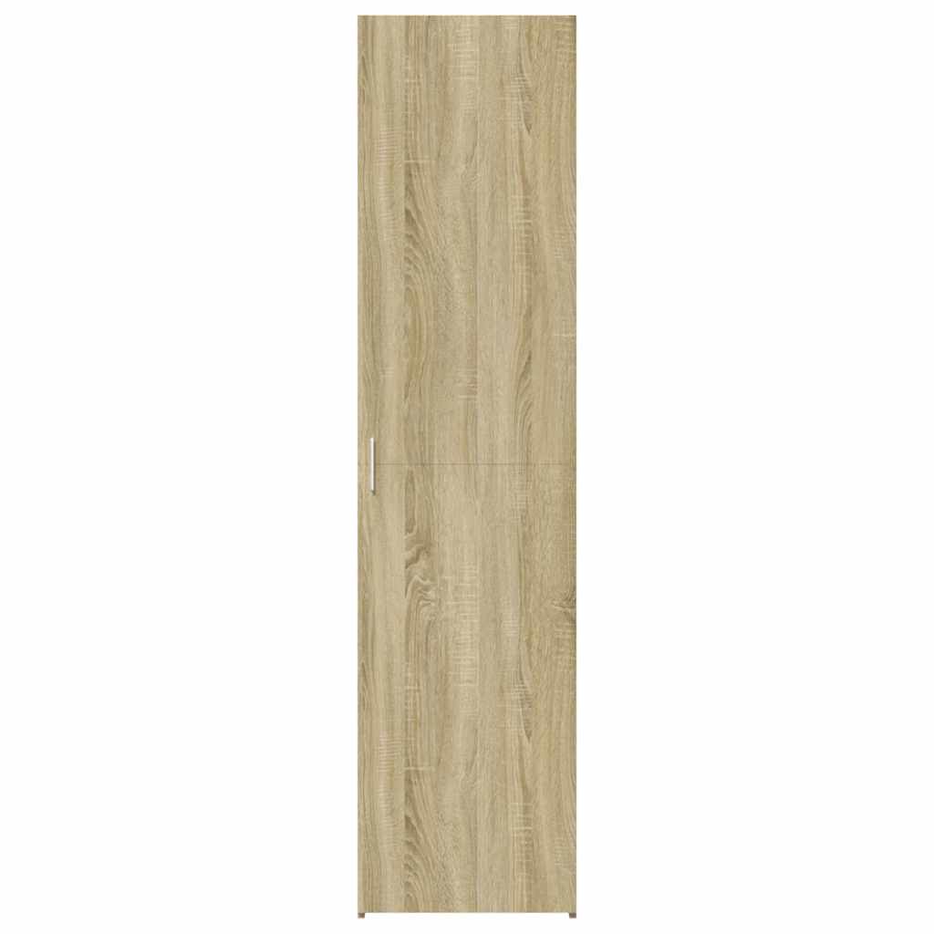 Skříň Highboard Dub Sonoma 45 X 42,5 X 185 Cm Kompozitní Dřevo