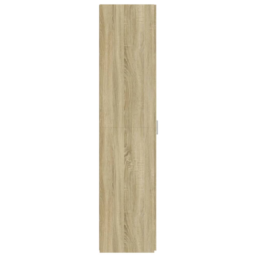 Skříň Highboard Dub Sonoma 45 X 42,5 X 185 Cm Kompozitní Dřevo