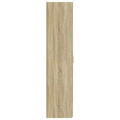 Skříň Highboard Dub Sonoma 45 X 42,5 X 185 Cm Kompozitní Dřevo