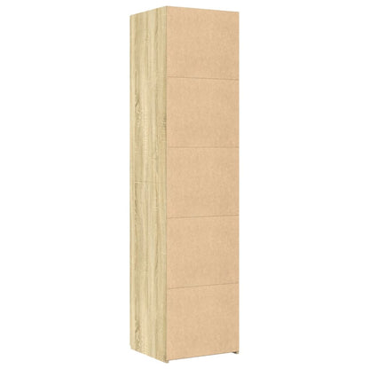 Skříň Highboard Dub Sonoma 45 X 42,5 X 185 Cm Kompozitní Dřevo