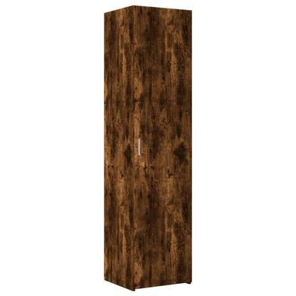 Skříň Highboard Kouřový Dub 45 X 42,5 X 185 Cm Kompozitní Dřevo