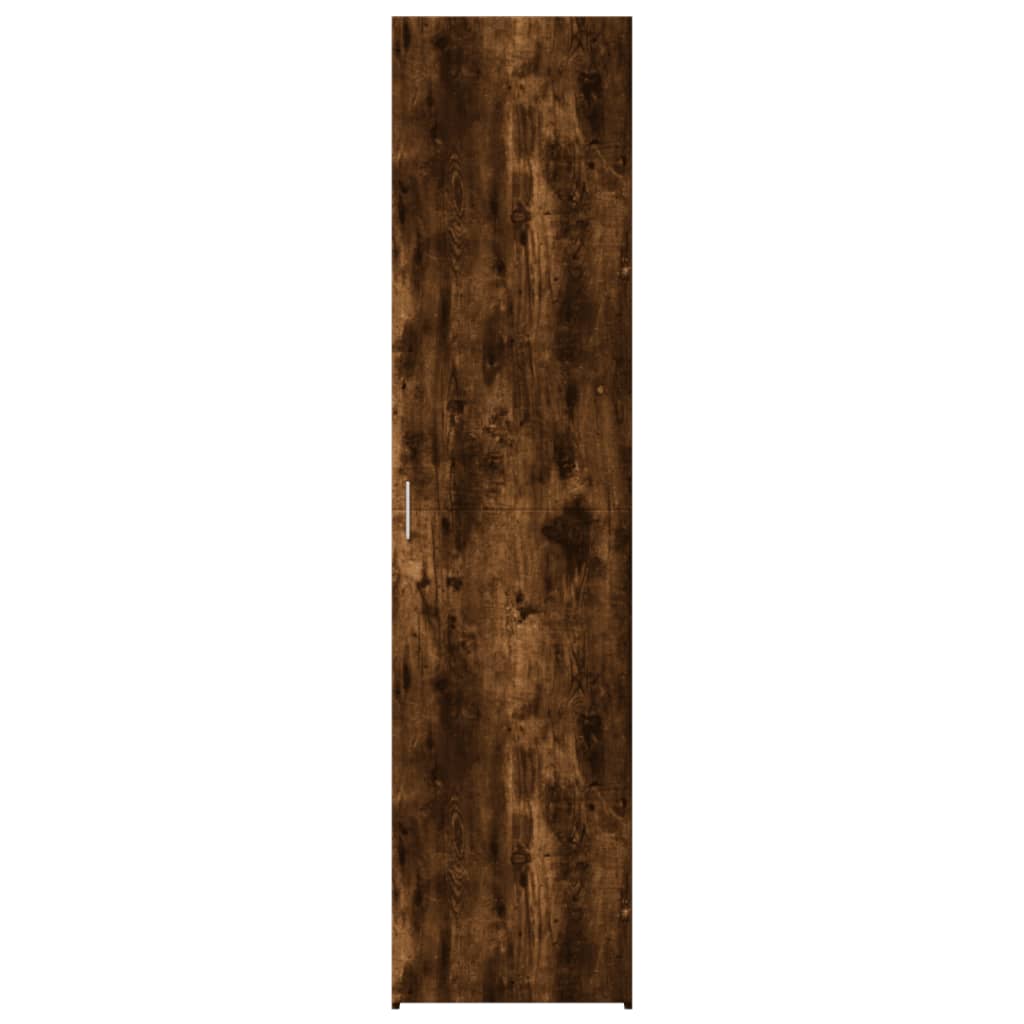 Skříň Highboard Kouřový Dub 45 X 42,5 X 185 Cm Kompozitní Dřevo