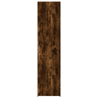 Skříň Highboard Kouřový Dub 45 X 42,5 X 185 Cm Kompozitní Dřevo