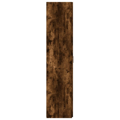 Skříň Highboard Kouřový Dub 45 X 42,5 X 185 Cm Kompozitní Dřevo