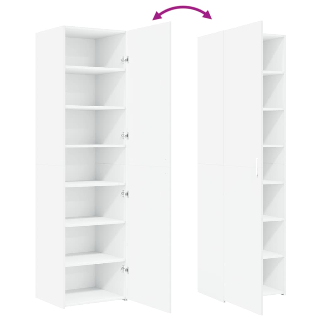 Skříň Highboard 50 X 42,5 X 185 Cm Kompozitní Dřevo