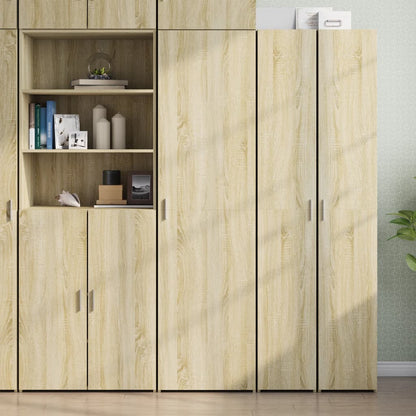 Skříň Highboard 50 X 42,5 X 185 Cm Kompozitní Dřevo