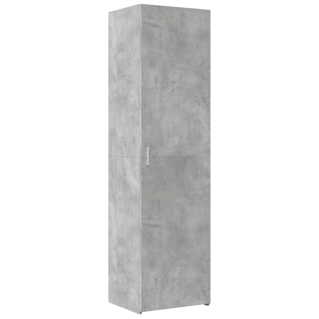 Skříň Highboard Betonově Šedá 50X42,5X185 Cm Kompozitní Dřevo