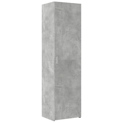 Skříň Highboard Betonově Šedá 50X42,5X185 Cm Kompozitní Dřevo