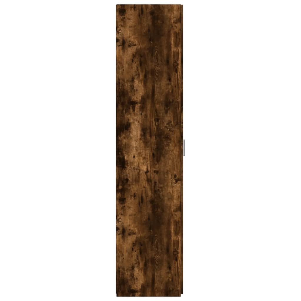 Skříň Highboard Kouřový Dub 50 X 42,5 X 185 Cm Kompozitní Dřevo