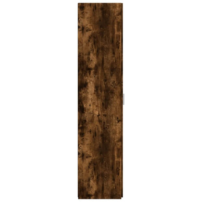 Skříň Highboard Kouřový Dub 50 X 42,5 X 185 Cm Kompozitní Dřevo