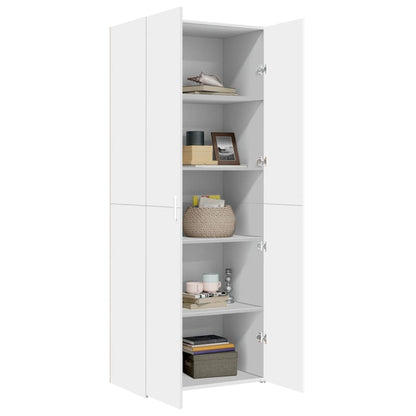 Skříň Highboard 70 X 42,5 X 185 Cm Kompozitní Dřevo