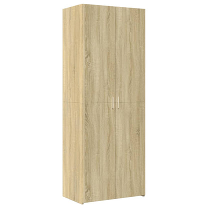 Skříň Highboard 70 X 42,5 X 185 Cm Kompozitní Dřevo