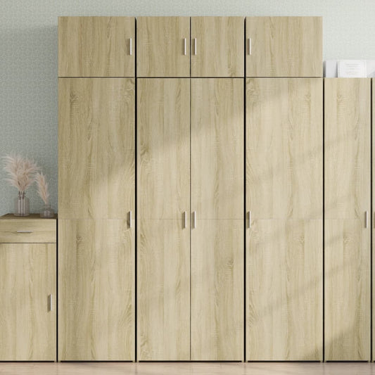Skříň Highboard 70 X 42,5 X 185 Cm Kompozitní Dřevo