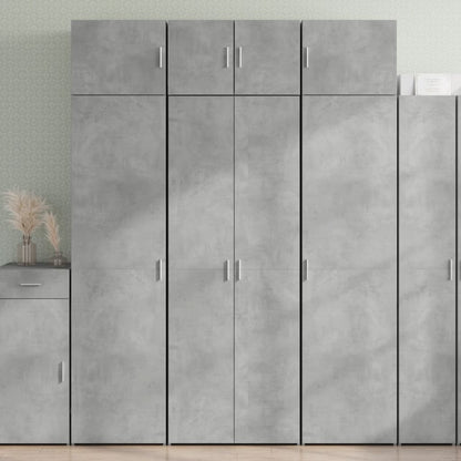 Skříň Highboard Betonově Šedá 70X42,5X185 Cm Kompozitní Dřevo