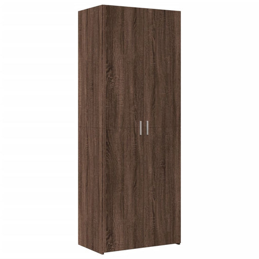 Skříň Highboard 70 X 42,5 X 185 Cm Kompozitní Dřevo