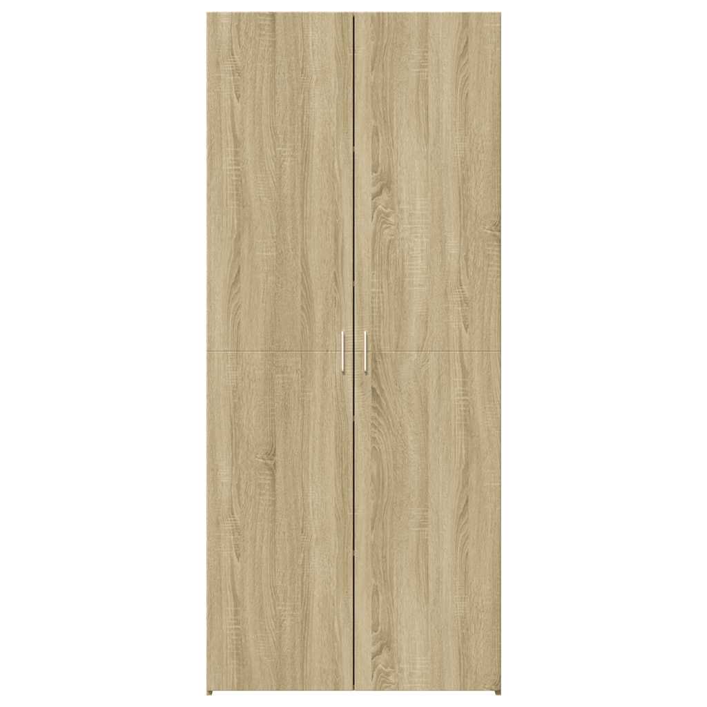 Skříň Highboard Dub Sonoma 70 X 42,5 X 185 Cm Kompozitní Dřevo