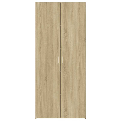 Skříň Highboard Dub Sonoma 70 X 42,5 X 185 Cm Kompozitní Dřevo