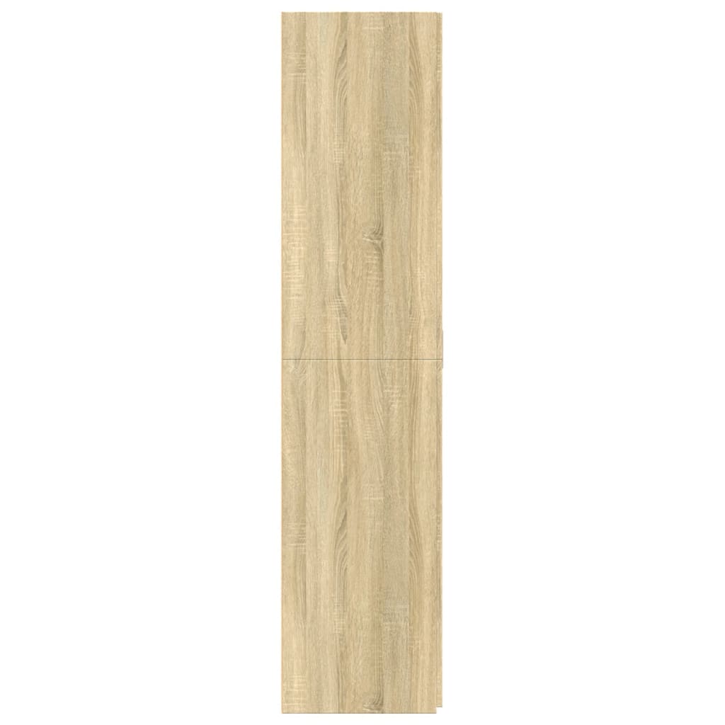 Skříň Highboard Dub Sonoma 70 X 42,5 X 185 Cm Kompozitní Dřevo