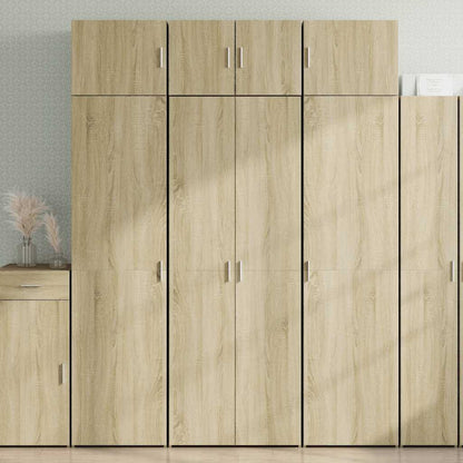 Skříň Highboard Dub Sonoma 70 X 42,5 X 185 Cm Kompozitní Dřevo