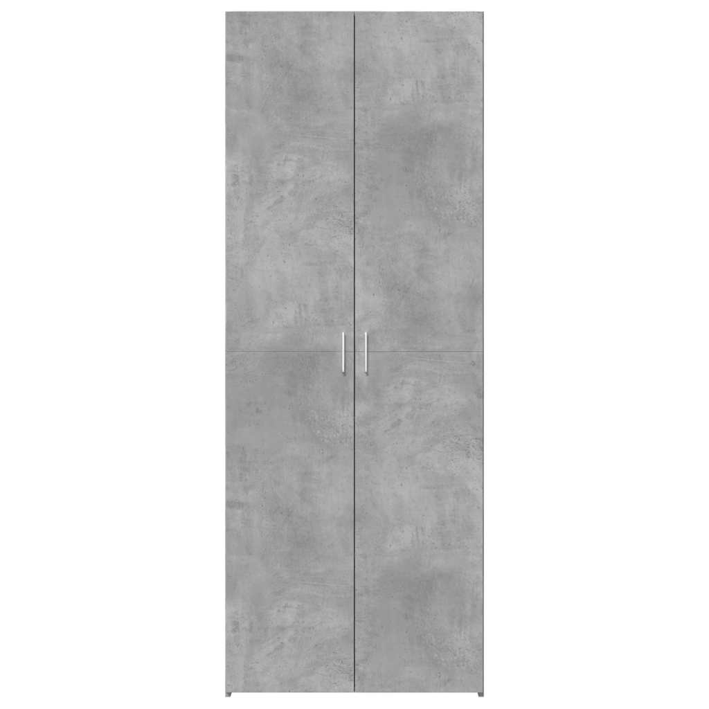 Skříň Highboard Betonově Šedá 70X42,5X185 Cm Kompozitní Dřevo