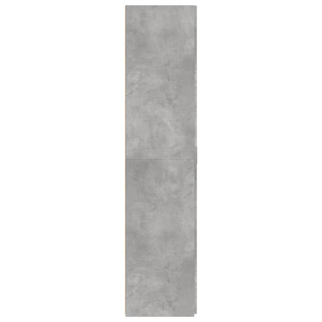 Skříň Highboard Betonově Šedá 70X42,5X185 Cm Kompozitní Dřevo